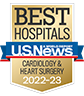 U.S. News and World Report Ranking Best Hospitals ranking 2022-2023 Cardiology & Heart Surgery