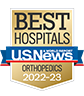 U.S. News and World Report Ranking Best Hospitals ranking 2022-2023 Orthopedics
