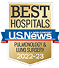 U.S. News and World Report Ranking Best Hospitals ranking 2022-2023 Pulmonology & Lung Surgery