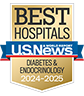 U.S. News and World Report Ranking Best Hospitals ranking 2024-2025 Diabetes & Endocrinology