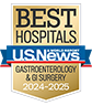 U.S. News and World Report Ranking Best Hospitals ranking 2024-2025 Gastroenterology & GI Surgery