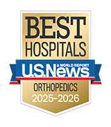 U.S. News and World Report Ranking Best Hospitals ranking 2025-2026 Orthopedics