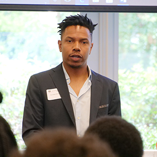 CIRCL Member, Sergio Sanders, BA at the Young Black Scholars Medical Summit