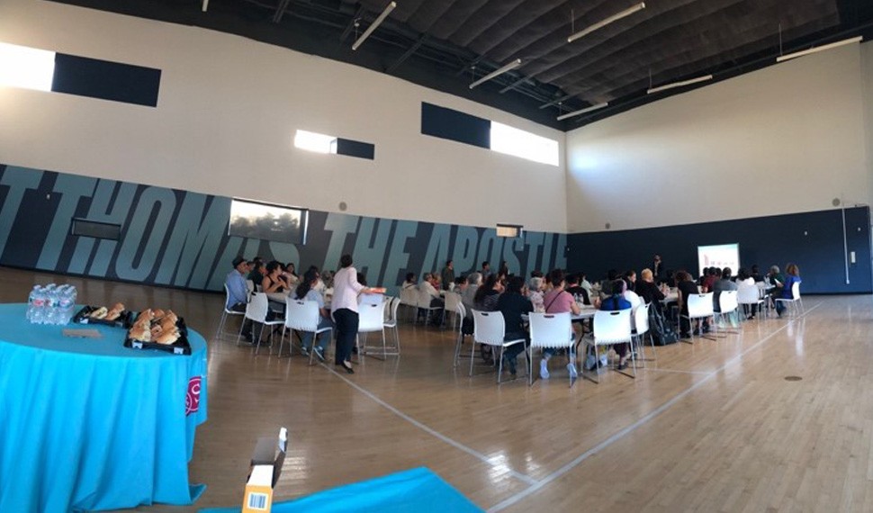 Cancer Community Workshop at the St. Thomas the Apostle Church in the Pico/Union neighborhood. (2018)