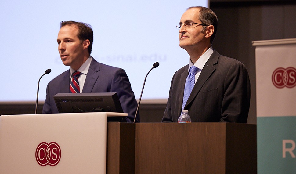Dr. Jeffrey Wertheimer and Dr. Arash Asher presenting the latest research on the GRACE Program (Growing Resiliency And Courage with Cancer) to cancer patients and survivors at the Patient Empowerment: Growing Resiliency and Courage conference organized by the Cancer Research Center for Health Equity, in collaboration with Susan G. Komen Los Angeles County. (2019)